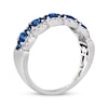 Thumbnail Image 2 of Le Vian Blue Sapphire Ring 1/3 ct tw Diamonds 14K Vanilla Gold