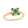 Thumbnail Image 1 of Le Vian Emerald Ring 1/15 ct tw Diamonds 14K Honey Gold