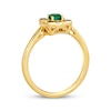 Thumbnail Image 3 of Le Vian Emerald Ring 1/15 ct tw Diamonds 14K Honey Gold