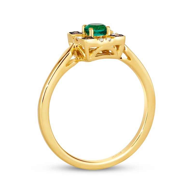 Le Vian Emerald Ring 1/15 ct tw Diamonds 14K Honey Gold | Kay