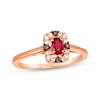 Thumbnail Image 1 of Le Vian Ruby Ring 1/10 ct tw Diamonds 14K Strawberry Gold