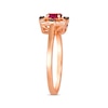 Thumbnail Image 2 of Le Vian Ruby Ring 1/10 ct tw Diamonds 14K Strawberry Gold