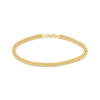 Thumbnail Image 3 of Semi-Solid Miami Cuban Curb Chain Necklace & Bracelet Set 10K Yellow Gold