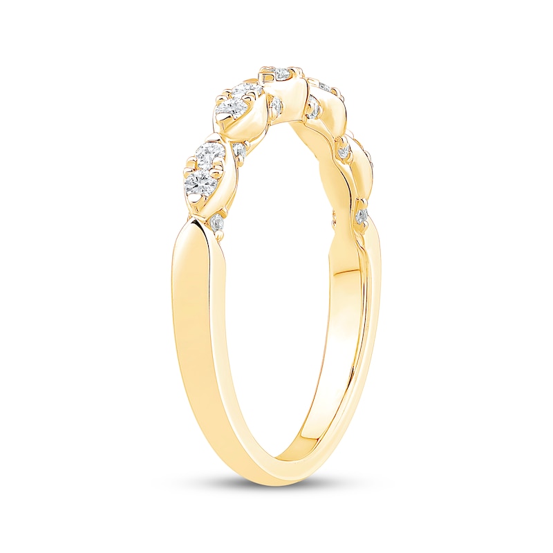 Main Image 2 of Diamond Stackable Anniversary Ring 1/4 ct tw 10K Yellow Gold