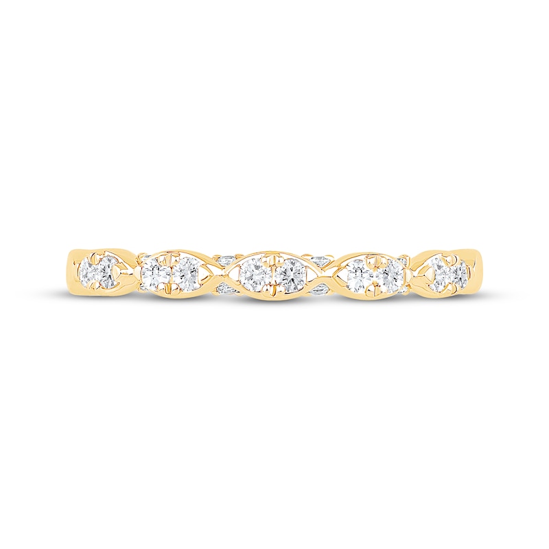 Main Image 3 of Diamond Stackable Anniversary Ring 1/4 ct tw 10K Yellow Gold