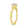 Thumbnail Image 2 of Diamond Circle Center Promise Ring 1/10 ct tw 10K Yellow Gold