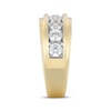 Thumbnail Image 1 of Men's Lab-Created Diamonds by KAY Wedding Ring 2 ct tw 14K Yellow Gold