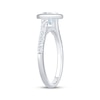 Thumbnail Image 1 of Lab-Grown Diamonds by KAY Oval-Cut Bezel-Set Engagement Ring 2-3/8 ct tw 14K White Gold