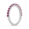 Thumbnail Image 2 of Neil Lane Rhodolite Garnet Wedding Band 14K White Gold