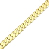 Thumbnail Image 2 of Solid Curb Chain Necklace 7mm 10K Yellow Gold 20&quot;