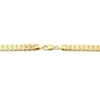 Thumbnail Image 3 of Solid Curb Chain Necklace 7mm 10K Yellow Gold 20&quot;