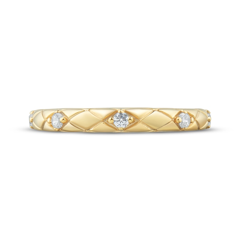 Main Image 3 of Diamond Five-Stone Anniversary Ring 1/10 ct tw 14K Yellow Gold