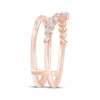 Thumbnail Image 1 of Diamond Chevron Enhancer Ring 1/3 ct tw 14K Rose Gold