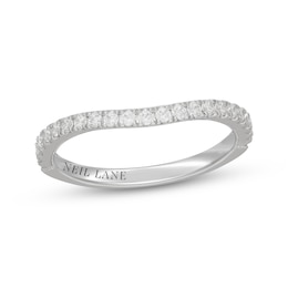 Neil Lane Diamond Contour Wedding Band 1/3 ct tw 14K White Gold