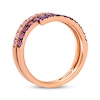 Thumbnail Image 3 of Le Vian Good Karma Pink Sapphire Ombré Coil Ring 14K Strawberry Gold®