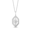 Thumbnail Image 1 of Star Wars Diamond Star Necklace 1/6 ct tw Sterling Silver 18&quot;