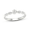 Thumbnail Image 1 of Lab-Grown Diamonds by KAY Round-Cut Twist Shank Promise Ring 1/10 ct tw Sterling Silver