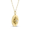 Thumbnail Image 2 of STUDIO BY KAY Diamond Compass Necklace 1/10 ct tw 24K Yellow Gold-Plated Sterling Silver 18&quot;