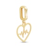 Thumbnail Image 3 of Charmed Memories Heartbeat Charm 10K Yellow Gold