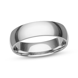 Now + Forever Men's Wedding Band Platinum 6mm