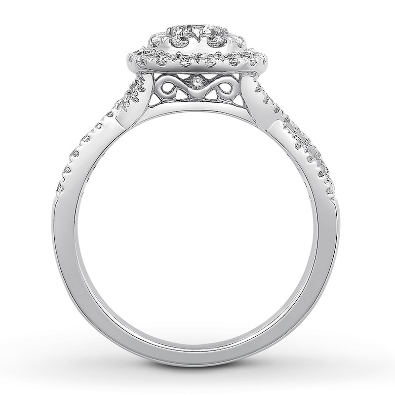 Main Image 2 of Now + Forever Diamond Engagement Ring 5/8 ct tw Round-cut 10K White Gold