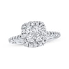 Thumbnail Image 1 of Multi-Diamond Engagement Ring 1 ct tw Princess-Cut 14K White Gold