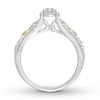 Thumbnail Image 3 of Now + Forever Diamond Engagement Ring 1/5 ct tw Round-cut 10K Two-Tone Gold