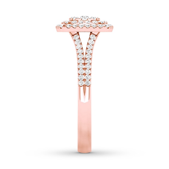 Diamond Engagement Ring 1/3 ct tw Round-cut 10K Rose Gold | Kay
