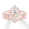 Thumbnail Image 1 of Diamond Bridal Set 1 ct tw Round-cut 14K Rose Gold