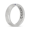 Thumbnail Image 4 of Neil Lane Men's Natural Sapphire Wedding Band 14K White Gold