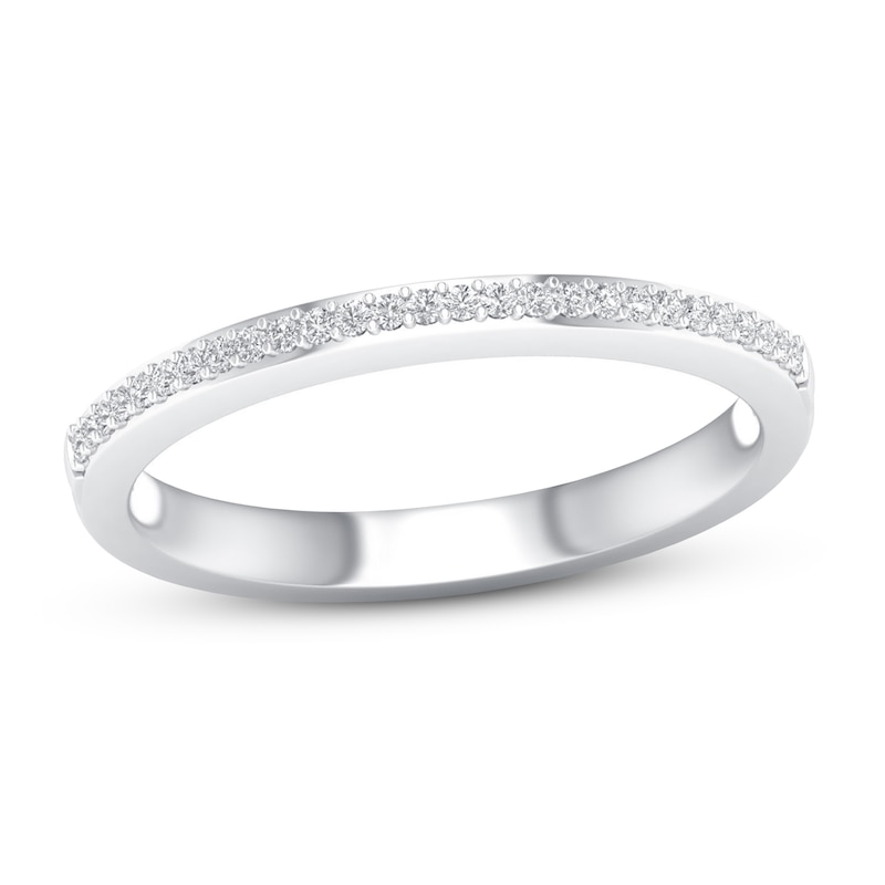 Diamond Wedding Band 1/15 ct tw Round-cut 10K White Gold | Kay