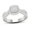 Thumbnail Image 1 of Diamond Engagement Ring 3/8 ct tw Round-cut 10K White Gold