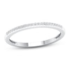 Thumbnail Image 1 of Diamond Wedding Band 1/15 ct tw Round-cut 10K White Gold