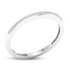 Thumbnail Image 4 of Diamond Wedding Band 1/15 ct tw Round-cut 10K White Gold