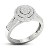 Thumbnail Image 3 of Diamond Engagement Ring 3/8 ct tw Round-cut 10K White Gold