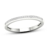 Thumbnail Image 1 of Diamond Wedding Band 1/15 ct tw Round-cut 10K White Gold