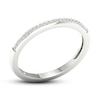 Thumbnail Image 4 of Diamond Wedding Band 1/15 ct tw Round-cut 10K White Gold