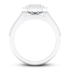 Thumbnail Image 3 of Diamond Engagement Ring 1/4 ct tw Round-cut 10K White Gold