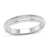 Thumbnail Image 1 of Diamond Wedding Band 1/6 ct tw Round-cut 10K White Gold