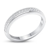 Thumbnail Image 4 of Diamond Wedding Band 1/6 ct tw Round-cut 10K White Gold