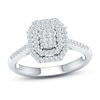 Thumbnail Image 1 of Diamond Engagement Ring 3/8 ct tw Round-cut 10K White Gold