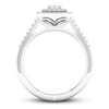 Thumbnail Image 3 of Diamond Engagement Ring 3/8 ct tw Round-cut 10K White Gold