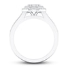 Thumbnail Image 3 of Diamond Engagement Ring 1/4 ct tw Round-cut 10K White Gold