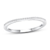 Thumbnail Image 1 of Diamond Wedding Band 1/15 ct tw Round-cut 10K White Gold