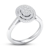 Thumbnail Image 4 of Diamond Engagement Ring 3/8 ct tw Round-cut 10K White Gold