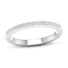 Thumbnail Image 1 of Diamond Wedding Band 1/10 ct tw Round-cut 10K White Gold