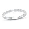 Thumbnail Image 0 of Diamond Wedding Band 1/8 ct tw Round-cut 10K White Gold