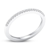 Thumbnail Image 3 of Diamond Wedding Band 1/8 ct tw Round-cut 10K White Gold