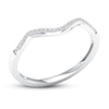 Thumbnail Image 4 of Diamond Wedding Band 1/15 ct tw Round-cut 10K White Gold