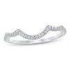 Thumbnail Image 1 of Diamond Wedding Band 1/8 ct tw Round-Cut 14K White Gold